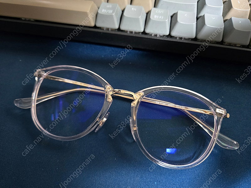 레이벤 7140 2001 투명테 51사이즈 판매합니다--1