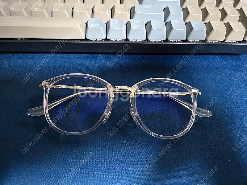 레이벤 7140 2001 투명테 51사이즈 판매합니다--2