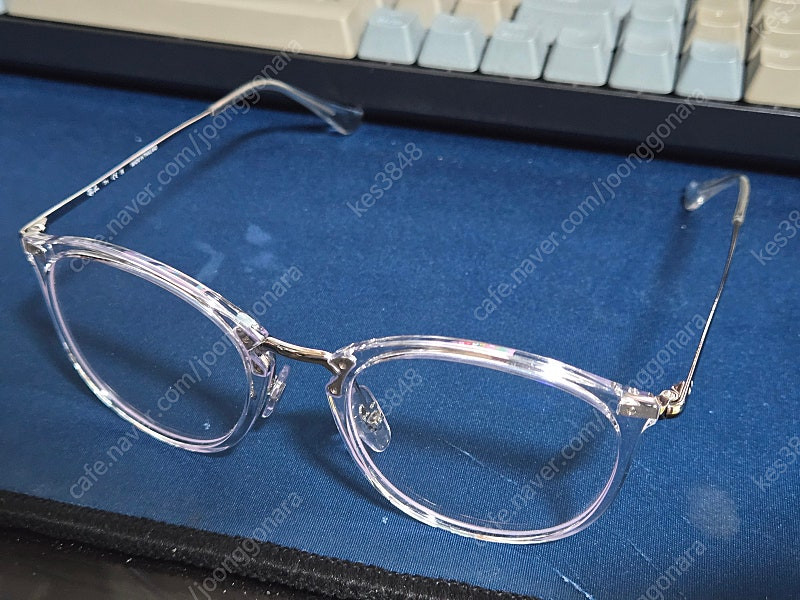 레이벤 7140 2001 투명테 51사이즈 판매합니다--4