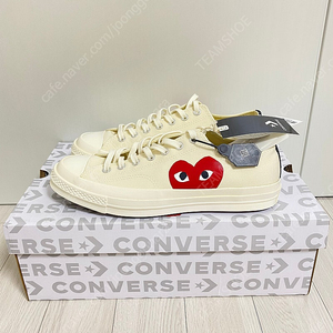Comme des Garcons PLAY X CONVERSE CHUCK 70 OX WHITE US10(285mm)