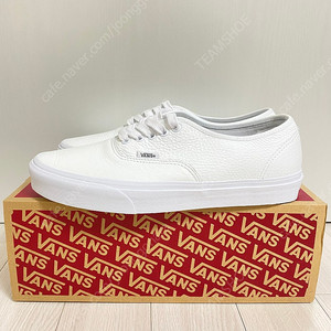 VANS Authentic Premium Leather True White US10(280mm)