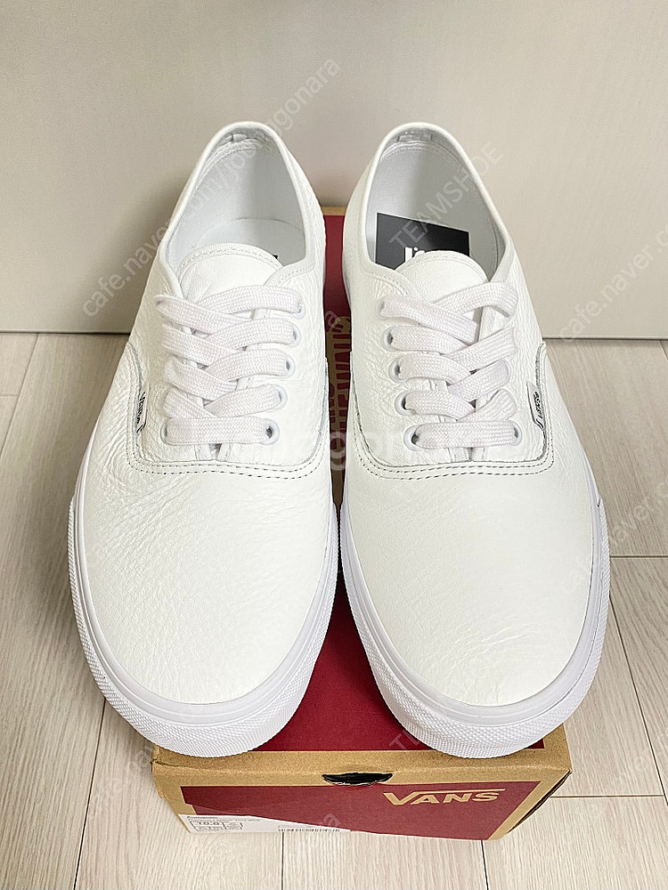 VANS Authentic Premium Leather True White US10(280mm)--3