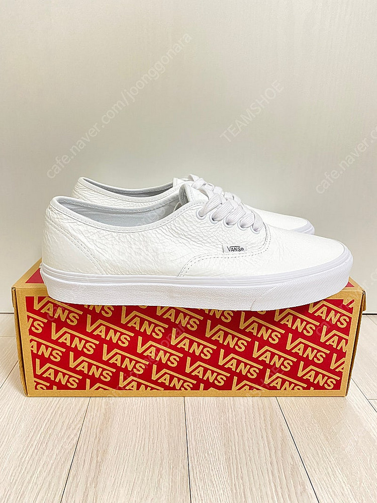 VANS Authentic Premium Leather True White US10(280mm)--4