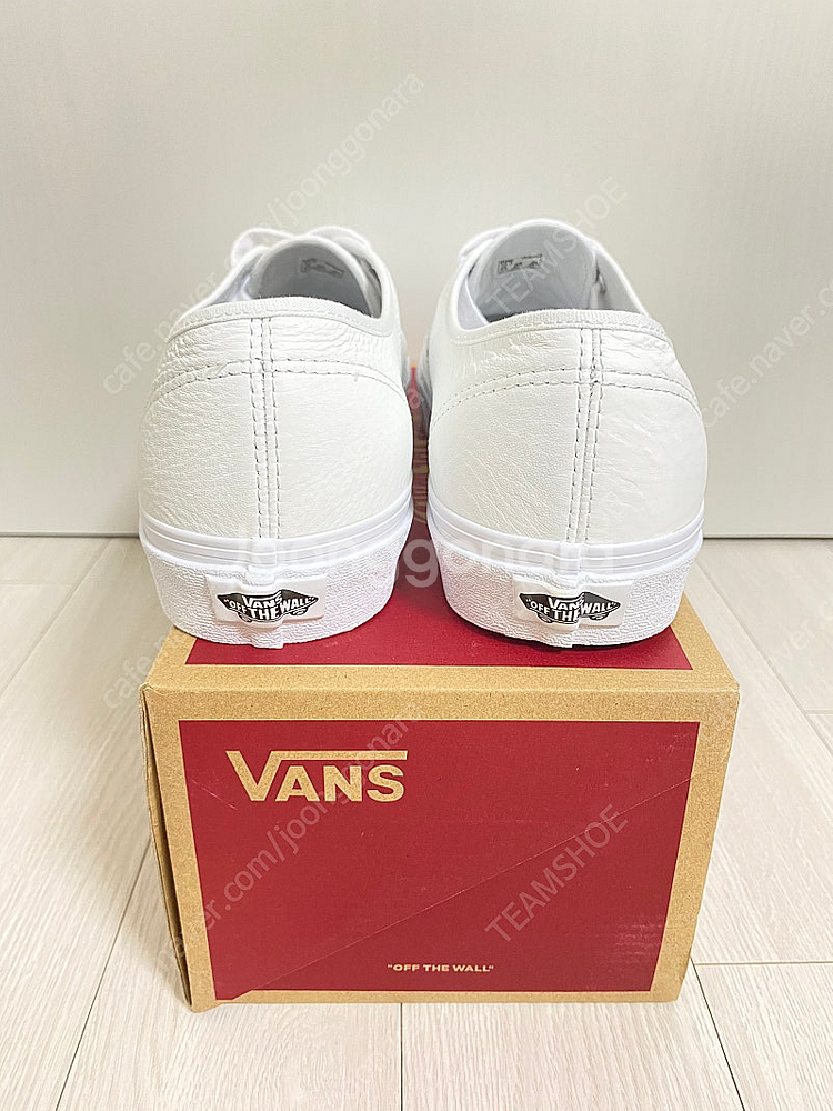 VANS Authentic Premium Leather True White US10(280mm)--6