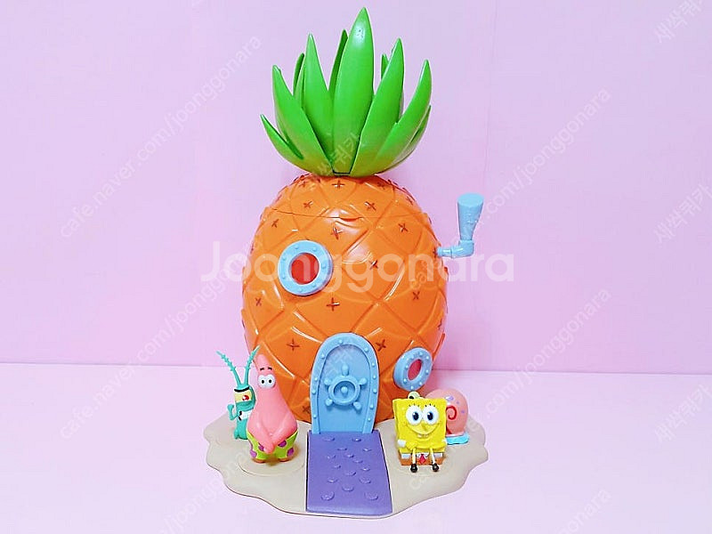 CGV 네모바지 스폰지밥 피규어 하우스 세트/파인애플집--1
