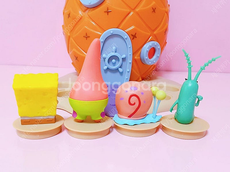 CGV 네모바지 스폰지밥 피규어 하우스 세트/파인애플집--3