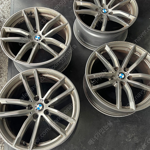 BMW 정품 G바디 18인치 662m 휠 4개 한대분 PCD112 팝니다