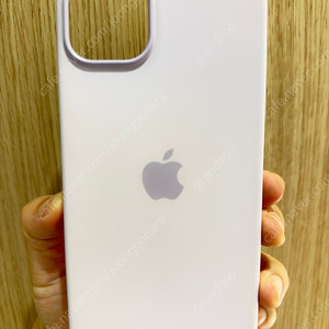 애플 정품 아이폰 14 플러스 라일락 실리콘케이스