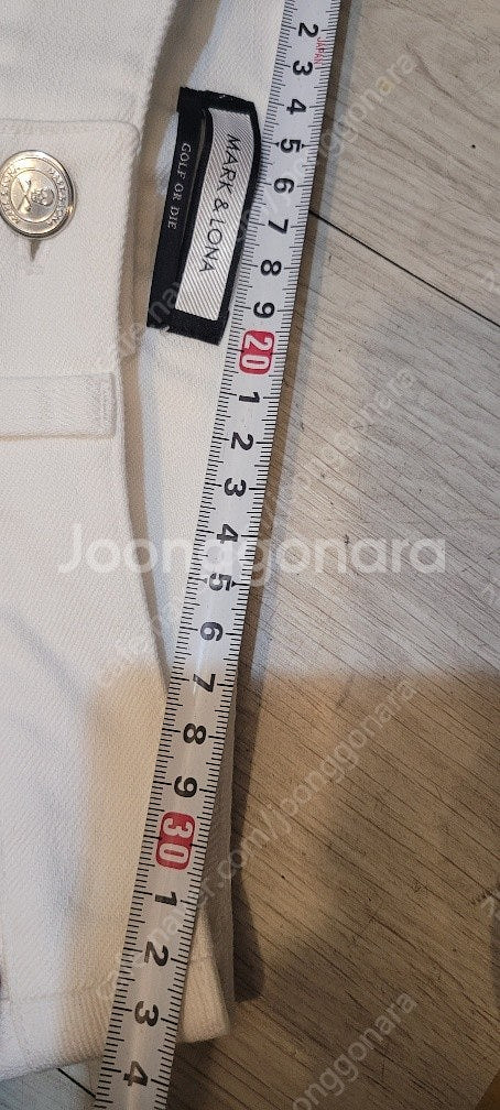 마크앤로나 골프 여성 니트 스커트 26 27 / 화이트 진 청바지 26 인치--7