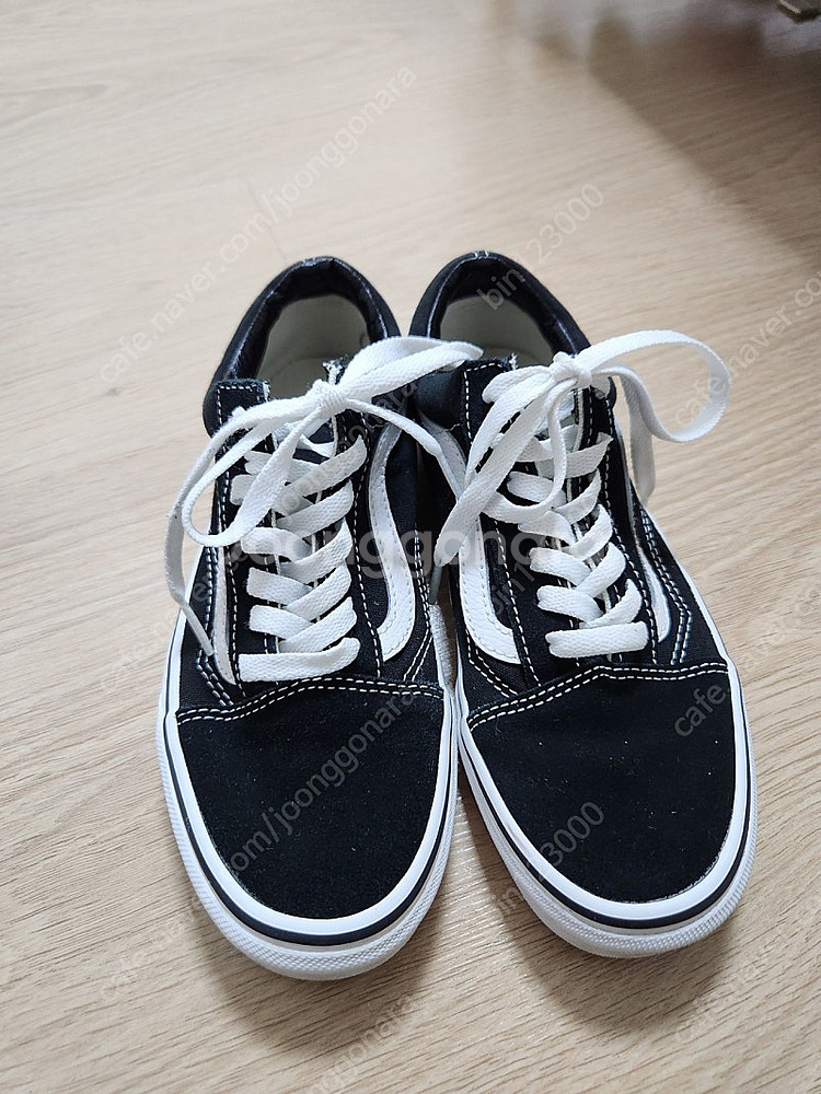 반스 올드스쿨 블랙 225mm--1