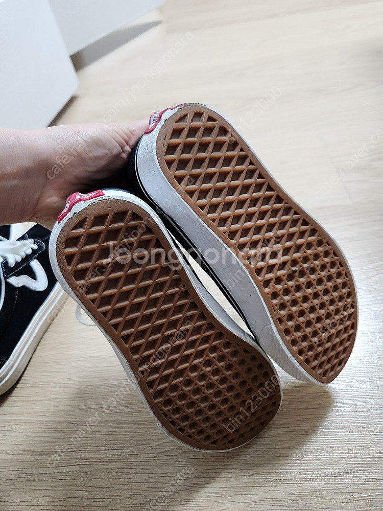 반스 올드스쿨 블랙 225mm--2