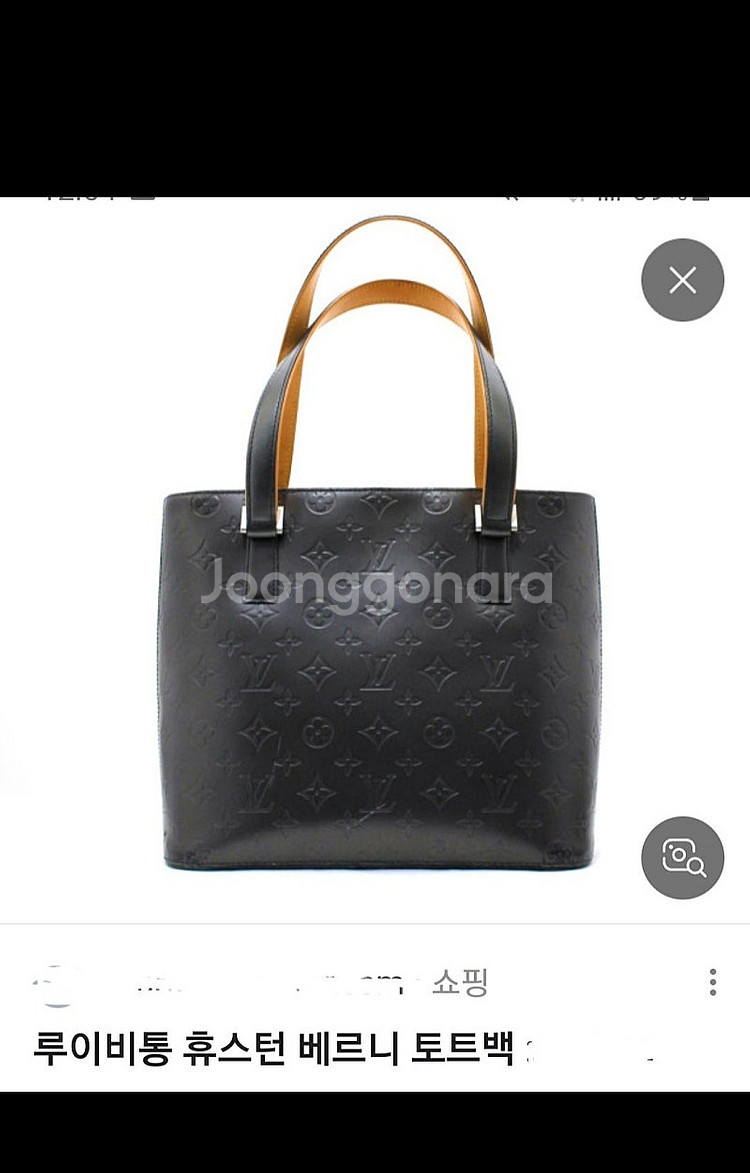 루이비통 무광 휴스턴 토드백--6