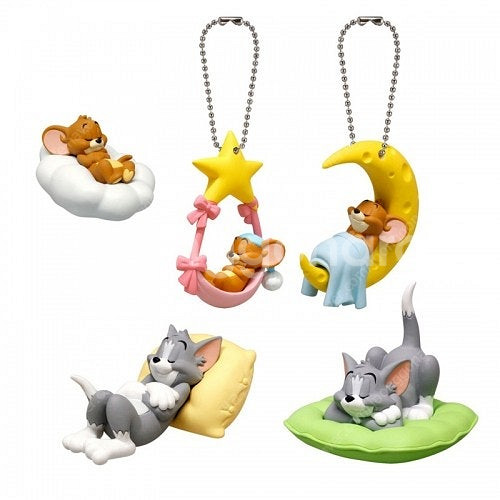 톰과제리 잠꾸러기 가챠 5종 세트 판매합니다.--0