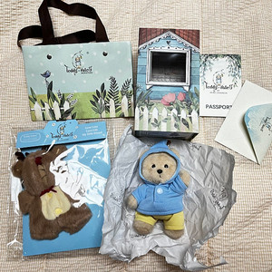 레나베어 키링 xs 밀크티, 홈파티 의상 일괄 새상품