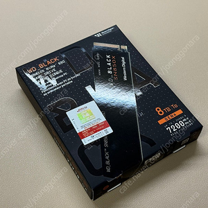 WD BLACK SN850X 8TB 미개봉