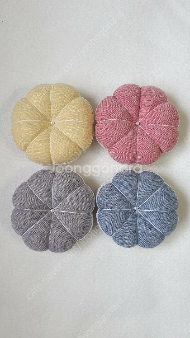 레이스 포인트 호박핀쿠션_개당--1