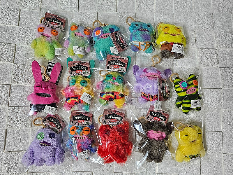 퍼글러 푸글러 Fuggler 이빨괴물 인형 키링 새거--3