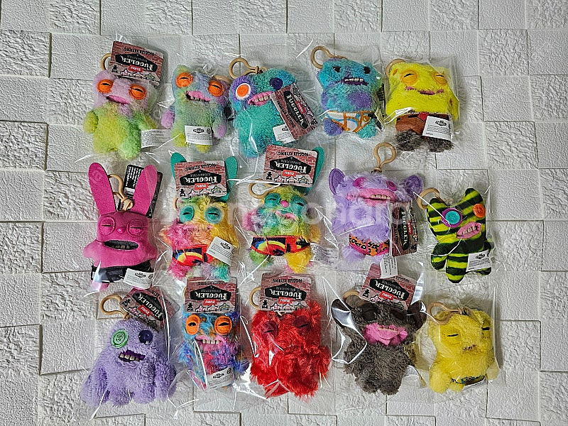 퍼글러 푸글러 Fuggler 이빨괴물 인형 키링 새거--4