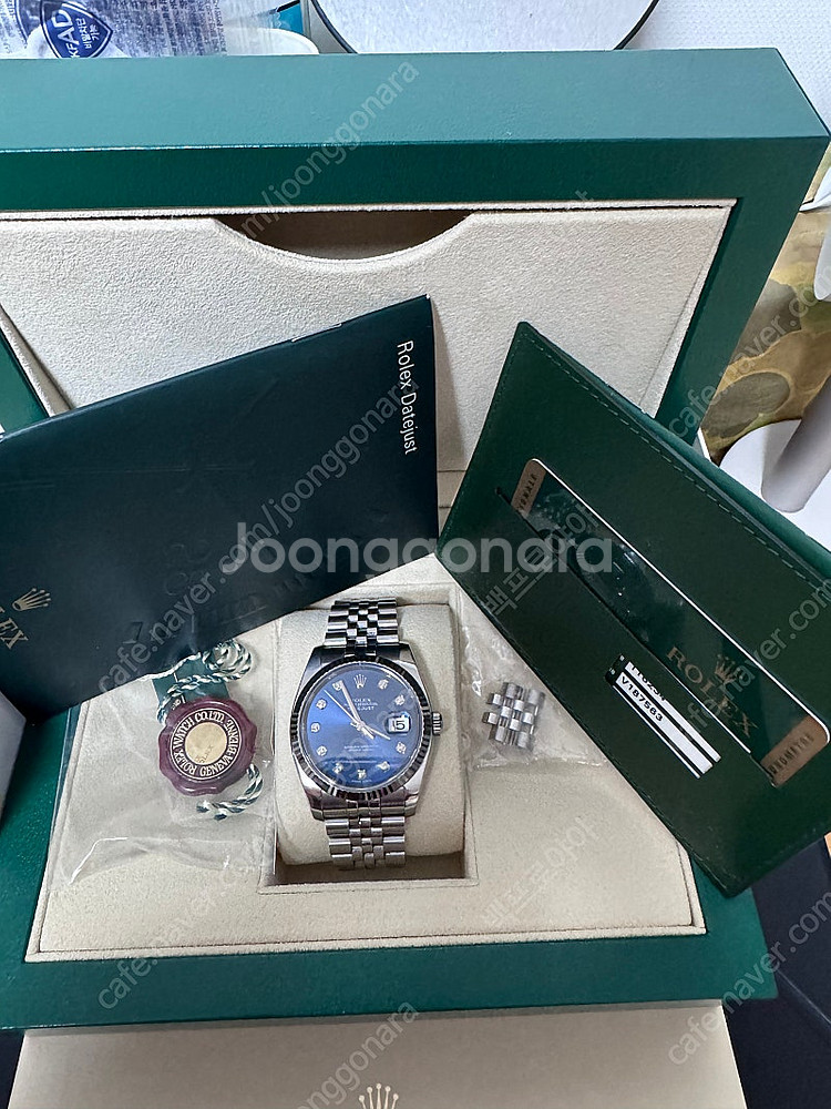 (국내정품)롤렉스 데이저스트36 청판 텐포 히튼버클116234--0