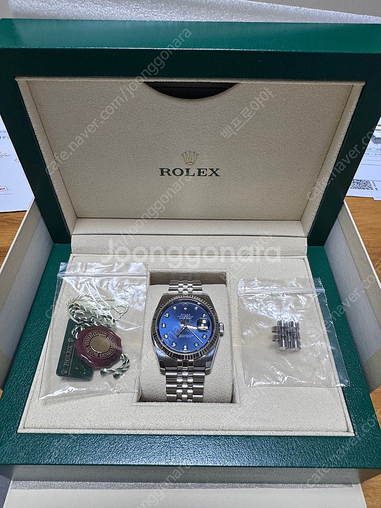 (국내정품)롤렉스 데이저스트36 청판 텐포 히튼버클116234--6