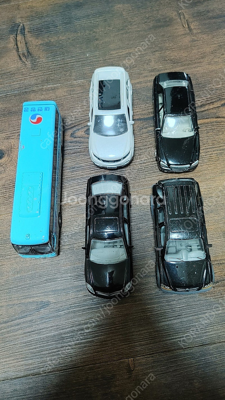 국산 다이캐스트 미니카5종.--0