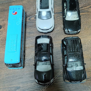 국산 다이캐스트 미니카5종.