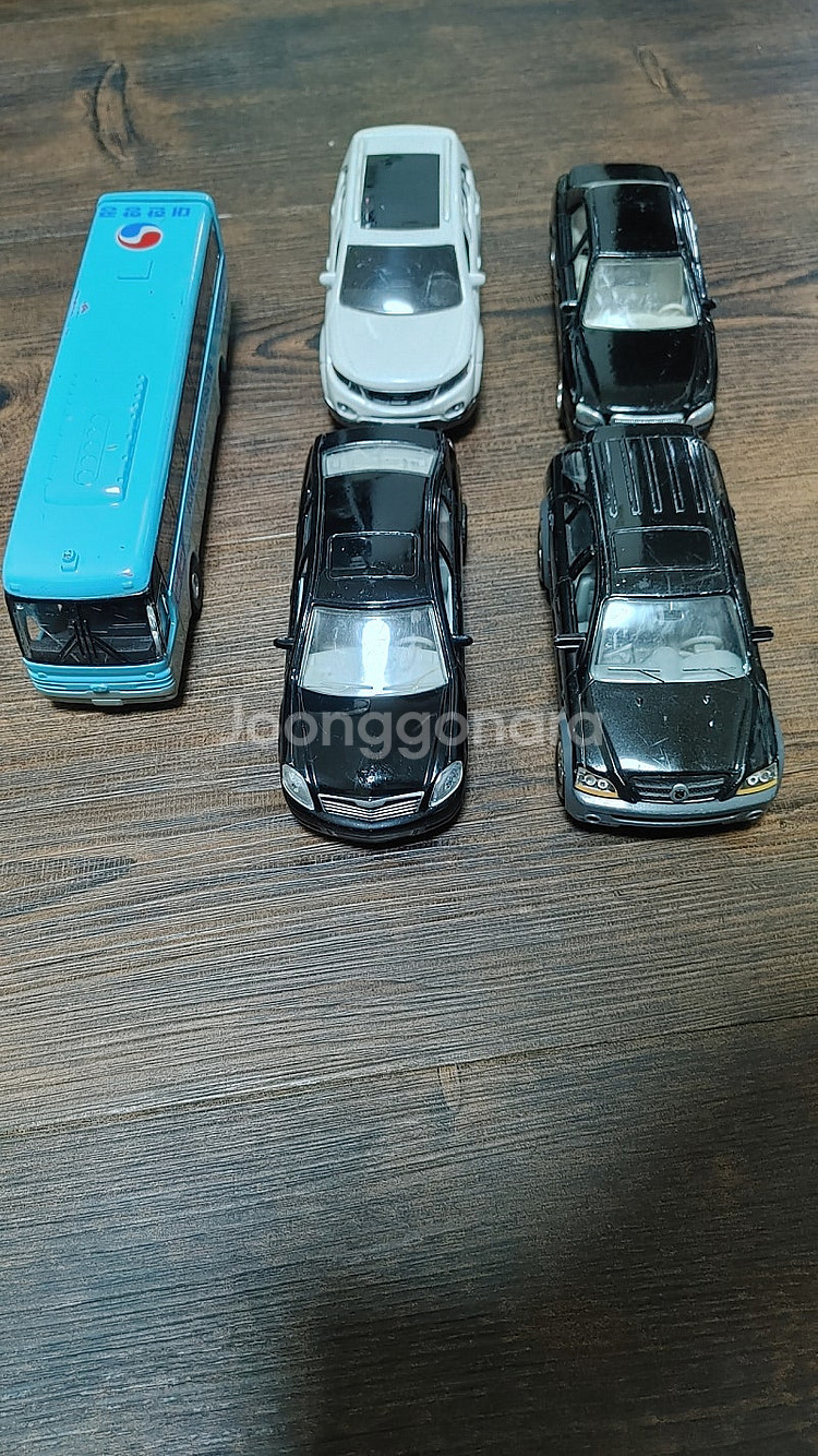 국산 다이캐스트 미니카5종.--1