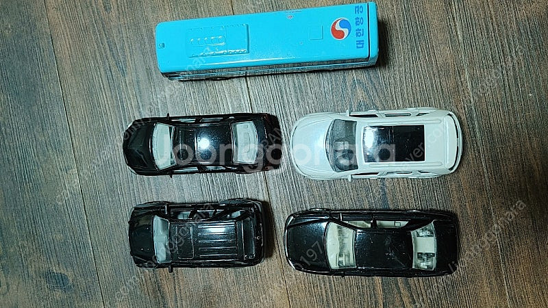 국산 다이캐스트 미니카5종.--3