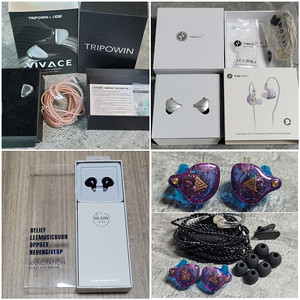 4종 일괄판매) Tripowin 비바체, Tinhifi C1, BLON BL03, QKZ AK6 PRO