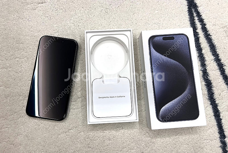 아이폰 15프로 512기가 티타늄블루 애플케어 26년3월1일까지 15pro 512g - 가격인하 95만원--5