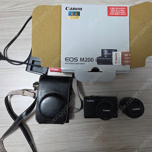 캐논 EOS M200 미러리스 더블렌즈 KIT 판매합니