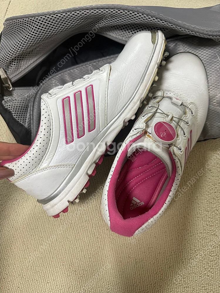 아디다스 골프화 225 + 슈즈백포함--2