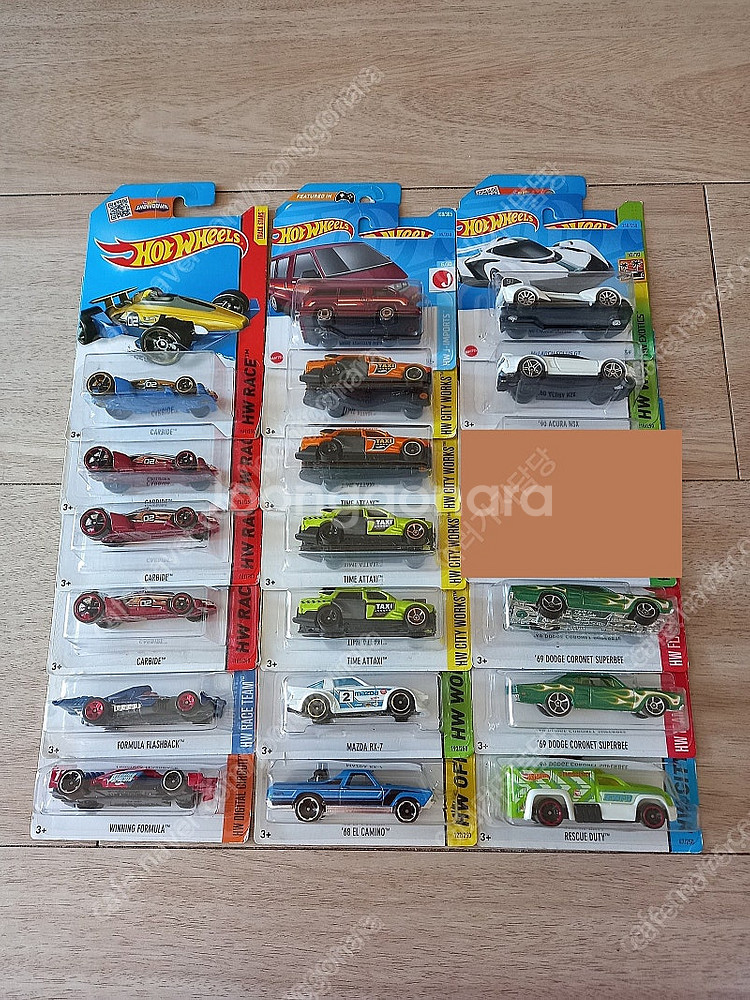 핫휠원카시리즈미니카들여러종류팝니다.장난감차--0