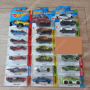핫휠원카시리즈미니카들여러종류팝니다.장난감차
