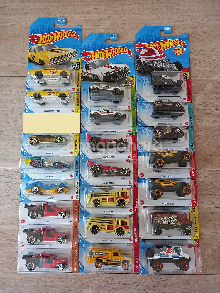 핫휠원카시리즈미니카들여러종류팝니다.장난감차--5