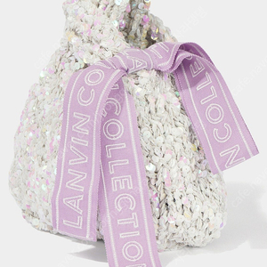 랑방 니트 스팽글가방 새상품