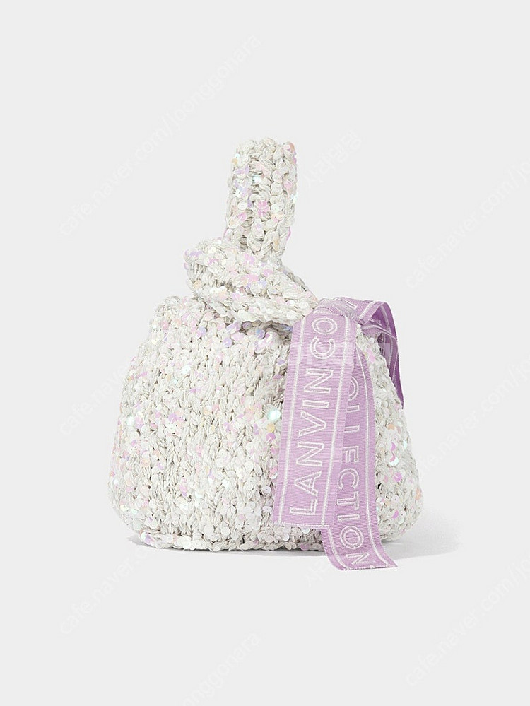 랑방 니트 스팽글가방 새상품--2