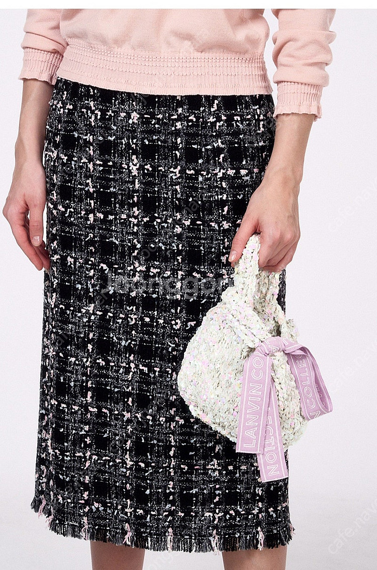 랑방 니트 스팽글가방 새상품--3