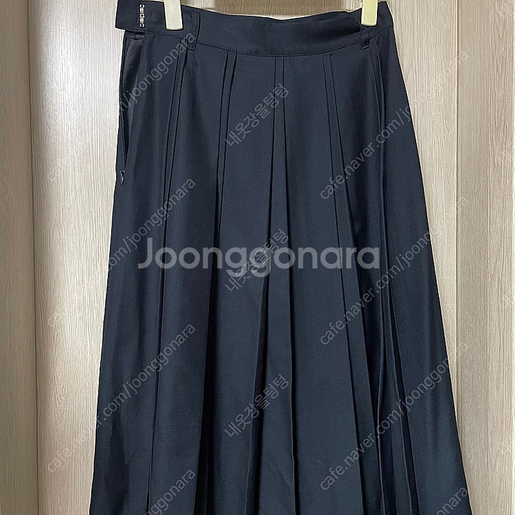 던스트 플리츠 롱스커트 네이비 s사이즈 dunst--5