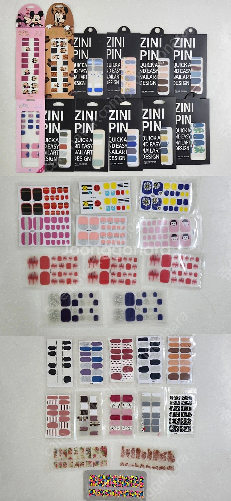 네일아트스티커, 패디스티커--0