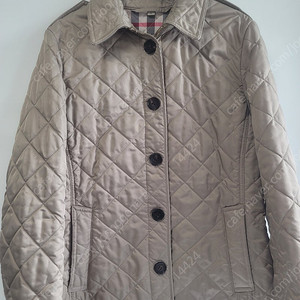 버버리 애쉬허스트 여성 퀄팅자켓 베이지 L