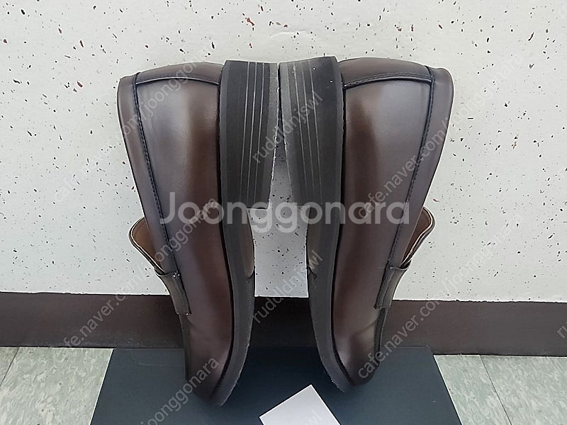 엘칸토 남성용 정장화 로퍼 구두 다크브라운-260--9