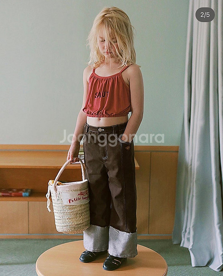 탐베레 키즈 브루언 가디건, 아이바 데님팬츠 10T 새상품--9