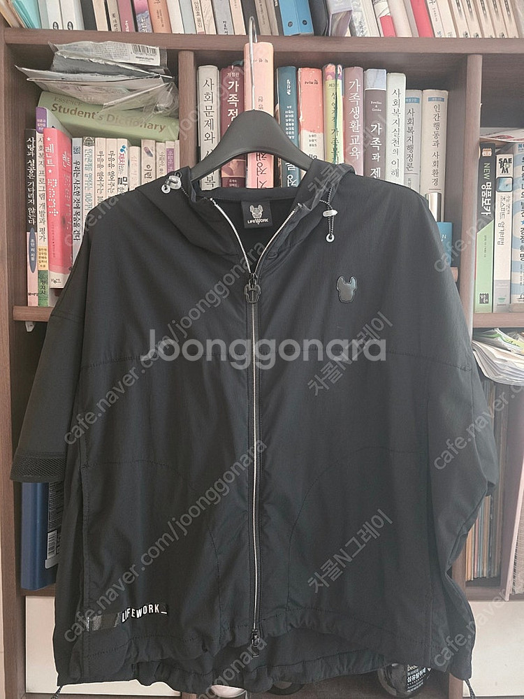 라이프워크 에테르 베놈 후드 반팔자켓 S--0
