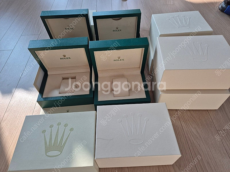 로렉스 Rolex 정품 박스 대형, 중형, 소형, 로렉스 책자 메뉴얼 판매합니다.--3