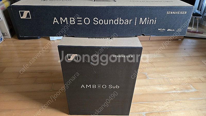 젠하우져 Ambeo 사운드바 mini & 서브우퍼 함께...--0