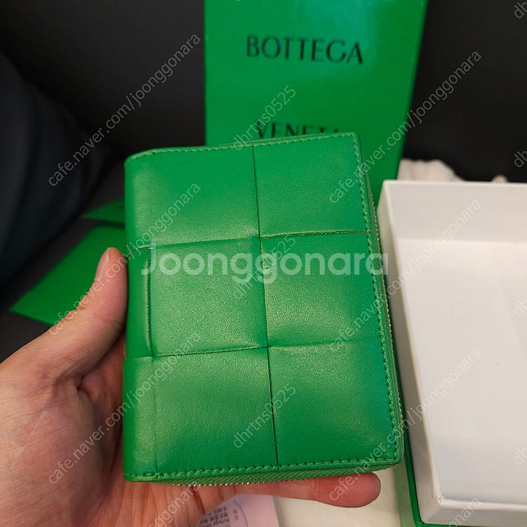 보테가베네타지갑 지퍼 어라운드 페리킷컬러 보증서 정품--0