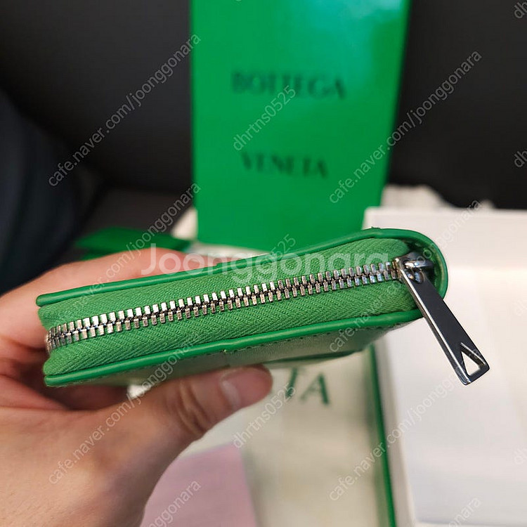 보테가베네타지갑 지퍼 어라운드 페리킷컬러 보증서 정품--6