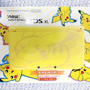 미개봉 신품 New 3ds XL 포켓몬스터 피카츄 에디션 한국 정식 발매판