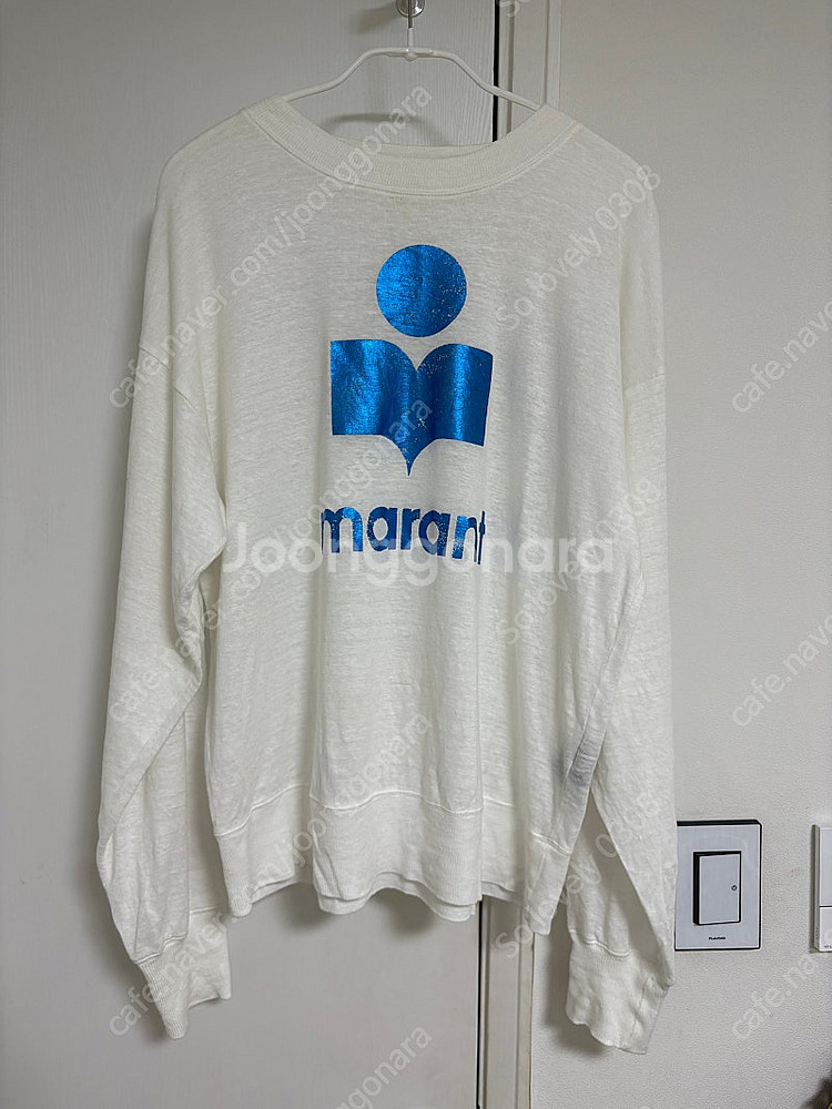 이자벨마랑 글로위아 렌넨 로고 티셔츠--0